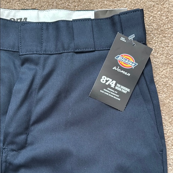Dickies Women's Navy Work Pants - Picture 1 of 3
